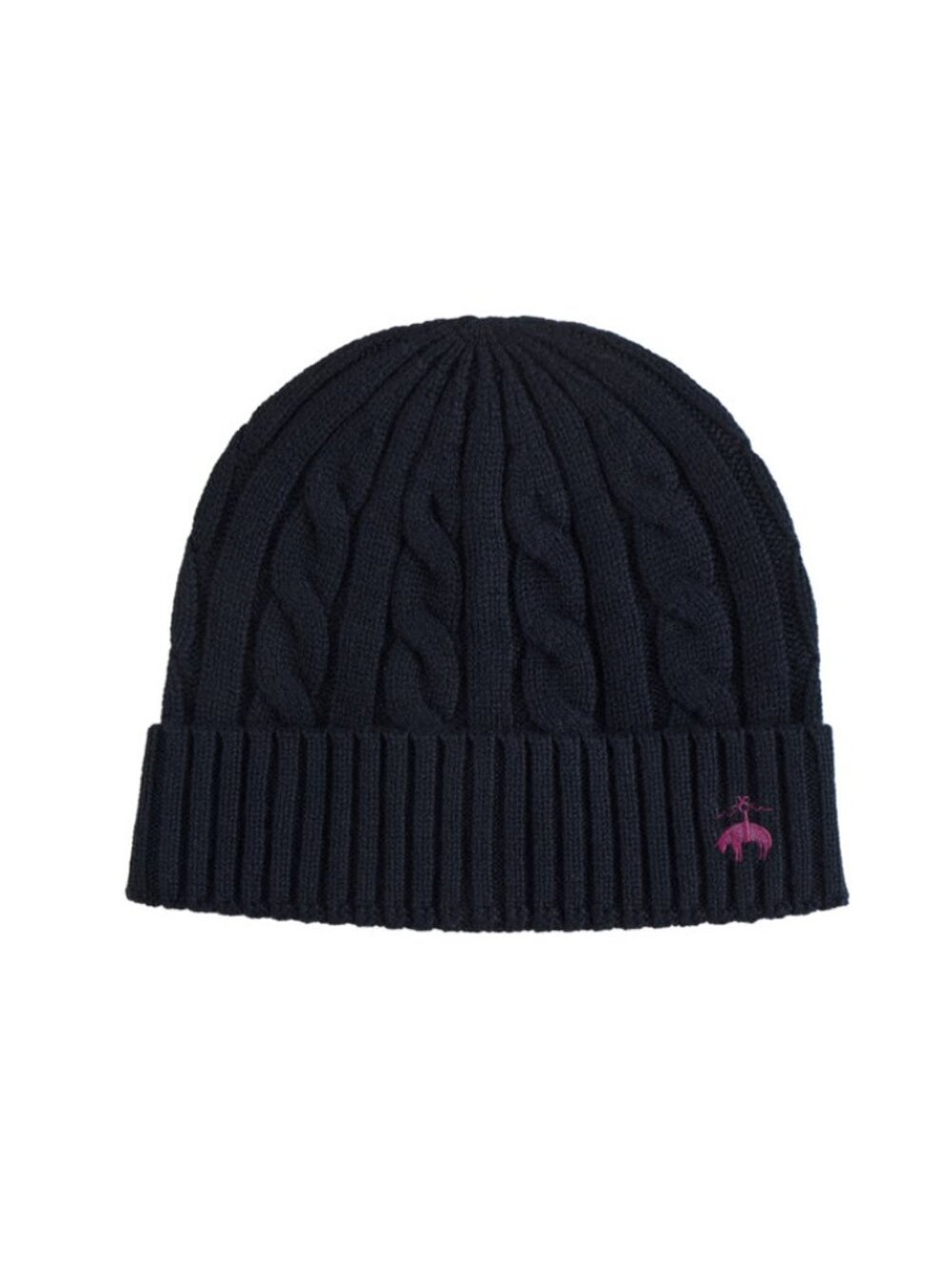 Brooks Brothers Cashmere Blend Classic Cable Hat Beanie